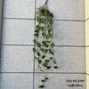 Artificial Spider Plant & Fern Hanging Decor - Trailing Green Vines for Wall & Ceiling