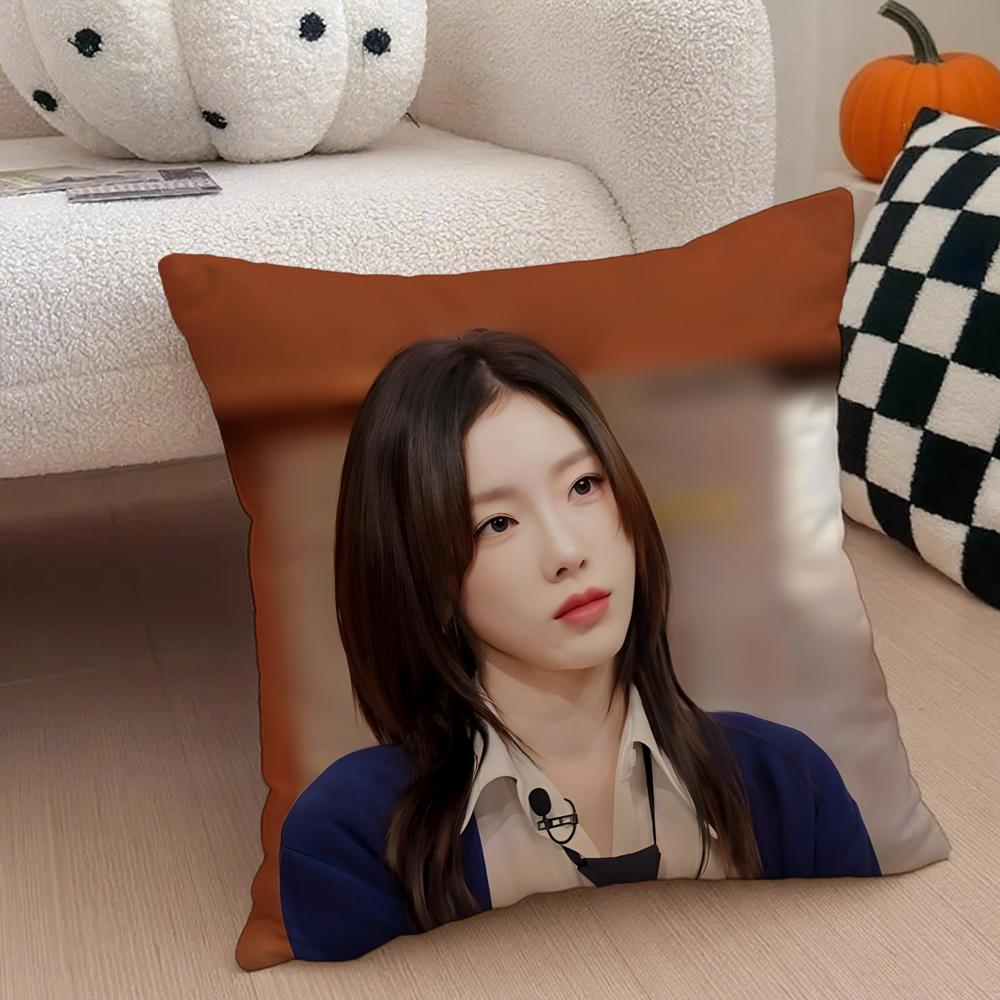 Singer Powerful TTaeyeon Cushion Cover Throw Pillow Cover Hidden Button Durable Polyester Chair Cushion