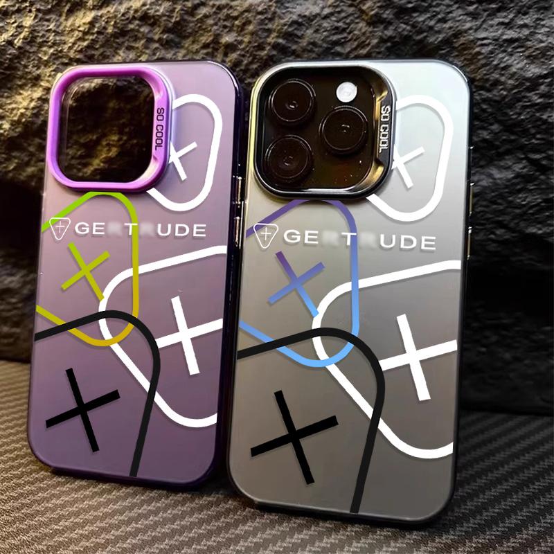 Capa de Plating Fashion Luxury G-Gertrudes para Xiaomi Redmi Note 13 12 11 Pro Plus 4G 5G 12S 11S 10S 10 9 9S 8 12C 13C A3 Capa de PC