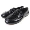 Loafers Soho Line Black Leather Women 38 1ACYYL Used