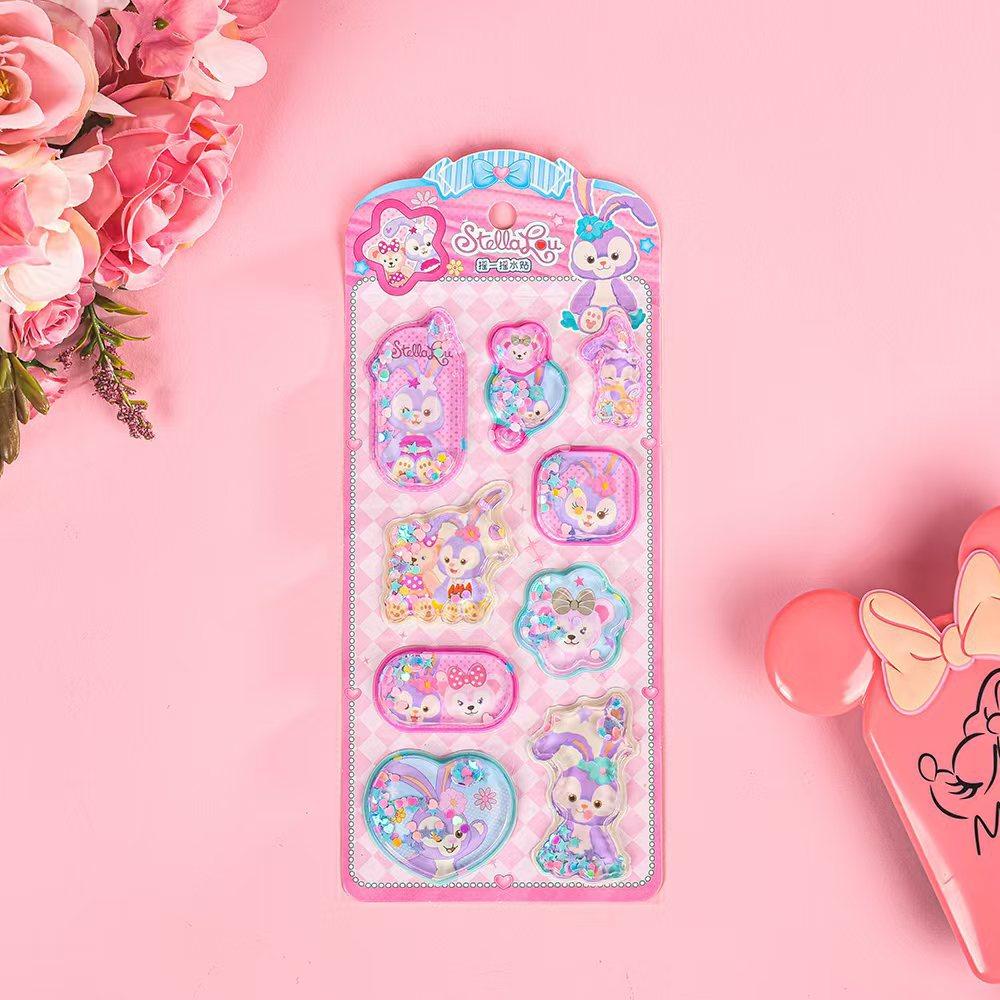Anime Hello Kitty Hangyodon Cinnamoroll 3D Transparent Jelly Sticker Crystal Cute Decorative Stickers Phone Casesdiy Toys