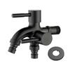 Multifunctional Washing Machine Faucet 1 Inlet 2 Outlets Double Water Faucet Bidet Faucet Bathroom Sink Fitting