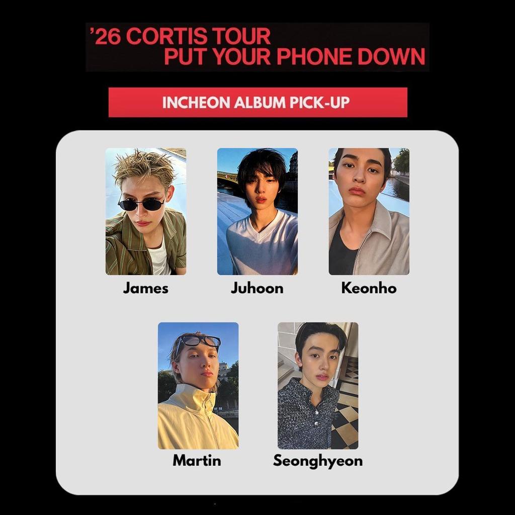 CORTIS GREENGREEN Concert Admission: PUT YOUR PHONE DOWN Full Access Card