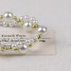Elegant 2025 Pearl & Small Flower Cat Paw Beaded Bracelet