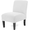 Stretch Spandex Dining Room Hotel Armless Accent Chair Cover Slipcover Armless Chair Furniture Protector Covers