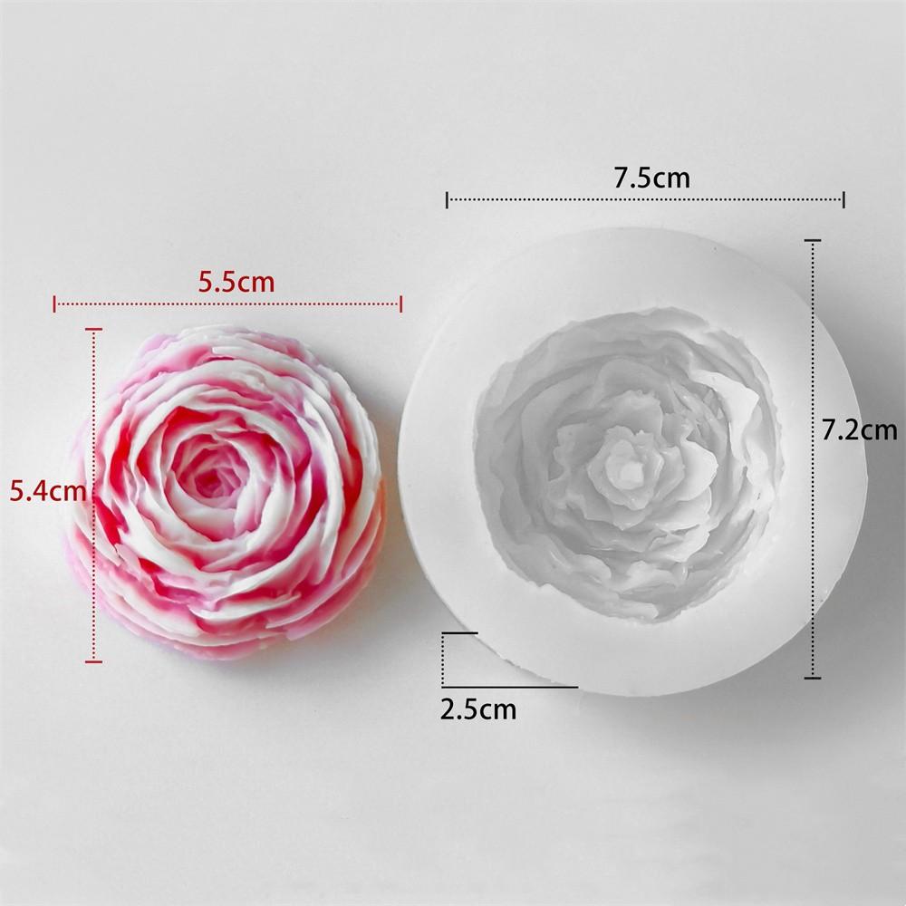 

Силиконовая форма для цветка пиона, розы, сделай сам, форма для гипса, смолы, воска, для литья, мыла, торта, десерта, для украшения, формы для искусства и ремесел 2025