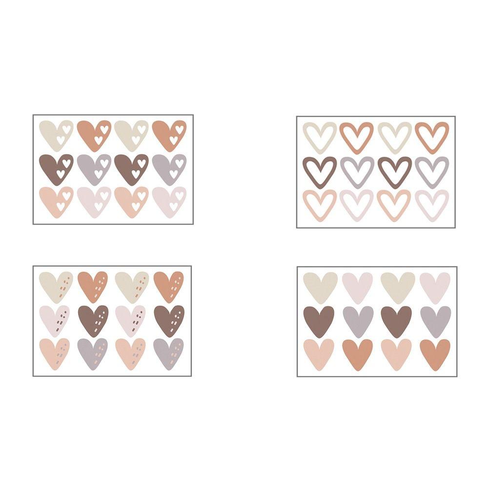 

Trendy Boho Style Wall Stickers Heart Shape Self-adhesive Wall Sticker Nursery Room Kids Room 1