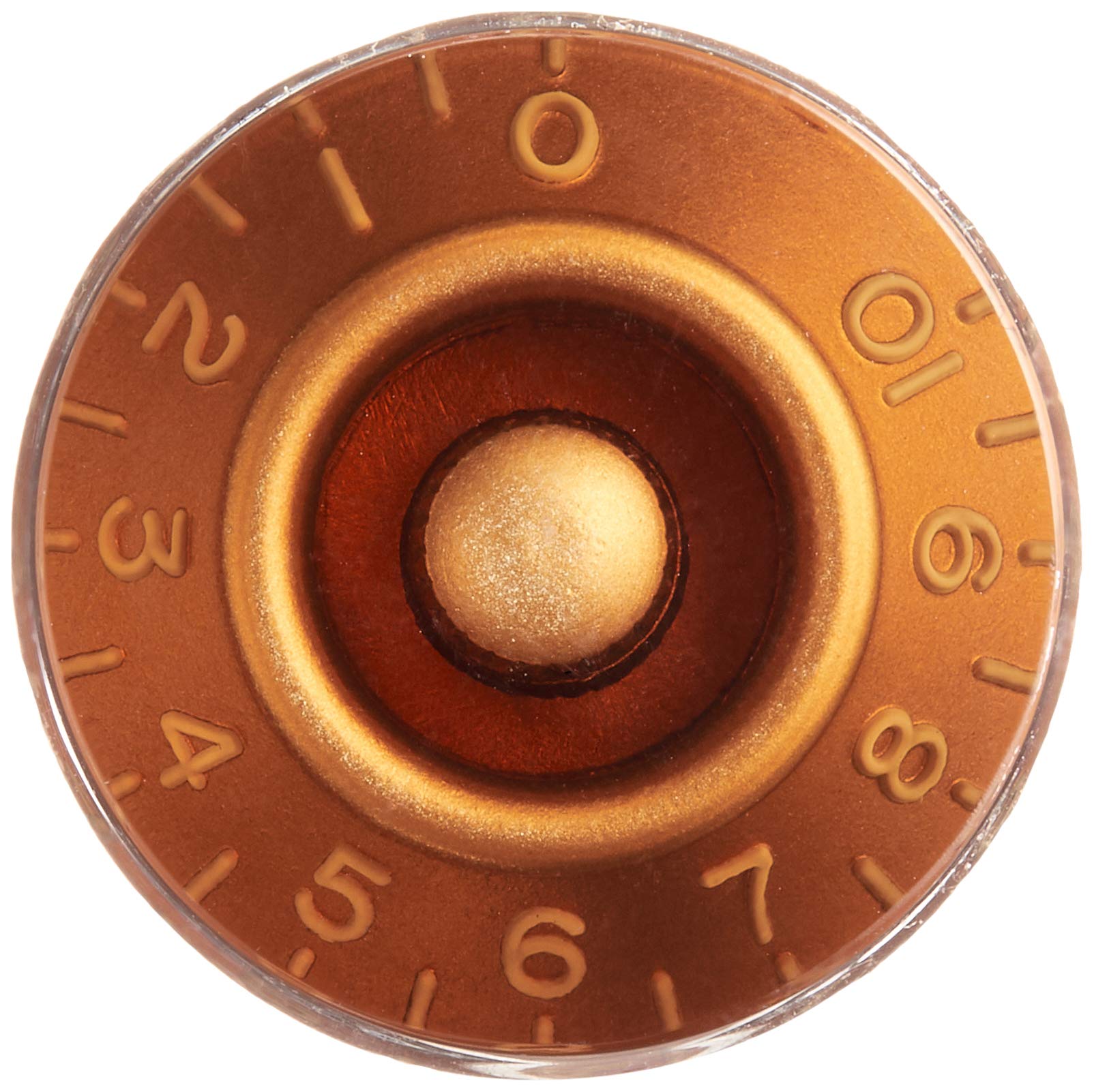 SCUD Speed Embossed Inch Knob, Lettering, Size, Amber, SKA-110I