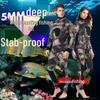 Camouflage Neoprenanzug mit Kapuze, separate Stärken 1,5/3/5/7MM für Damen & Herren - Warm & Dick für Angeln & Jagd