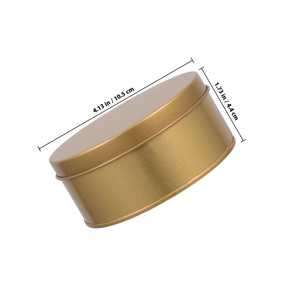 4Pcs Gift Packaging Box Metal Cookie Jars with Lids Moisture Proof Tin Containers for Snacks Baking Goods Home Use