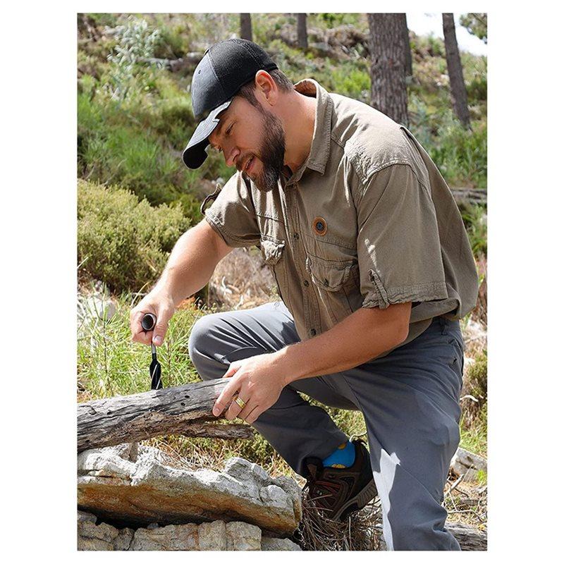 ABBP-Enhanced Tools 10'' Hand Auger Wood Drill, Settlers Wrench For Efficient Drilling Outdoor Survival Gear