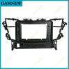 Gloss Black Center Console Navigation Panel for 2015 Toyota Alphard with Android Large Screen and Versatile Frame Modification.