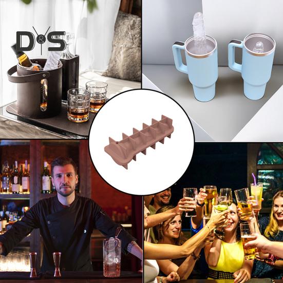 Ice Tray Mold Pennis Shape Thick Leakproof Easy Release DIY Drinks Ice Cube Mold Party Ice Maker Chilling Whiskey Cocktails Make Ice Block