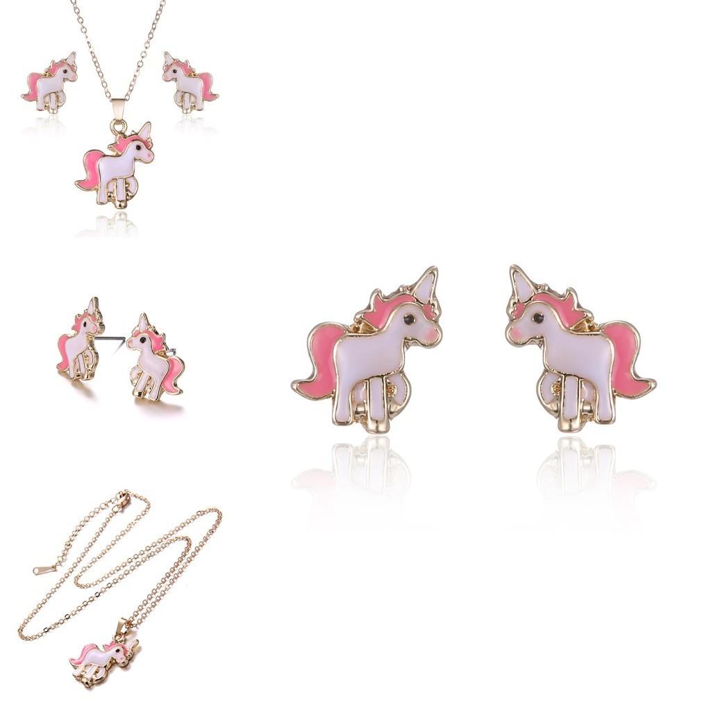Cute Animal Necklace Set European And American Hot Selling Alloy Jewelry Set