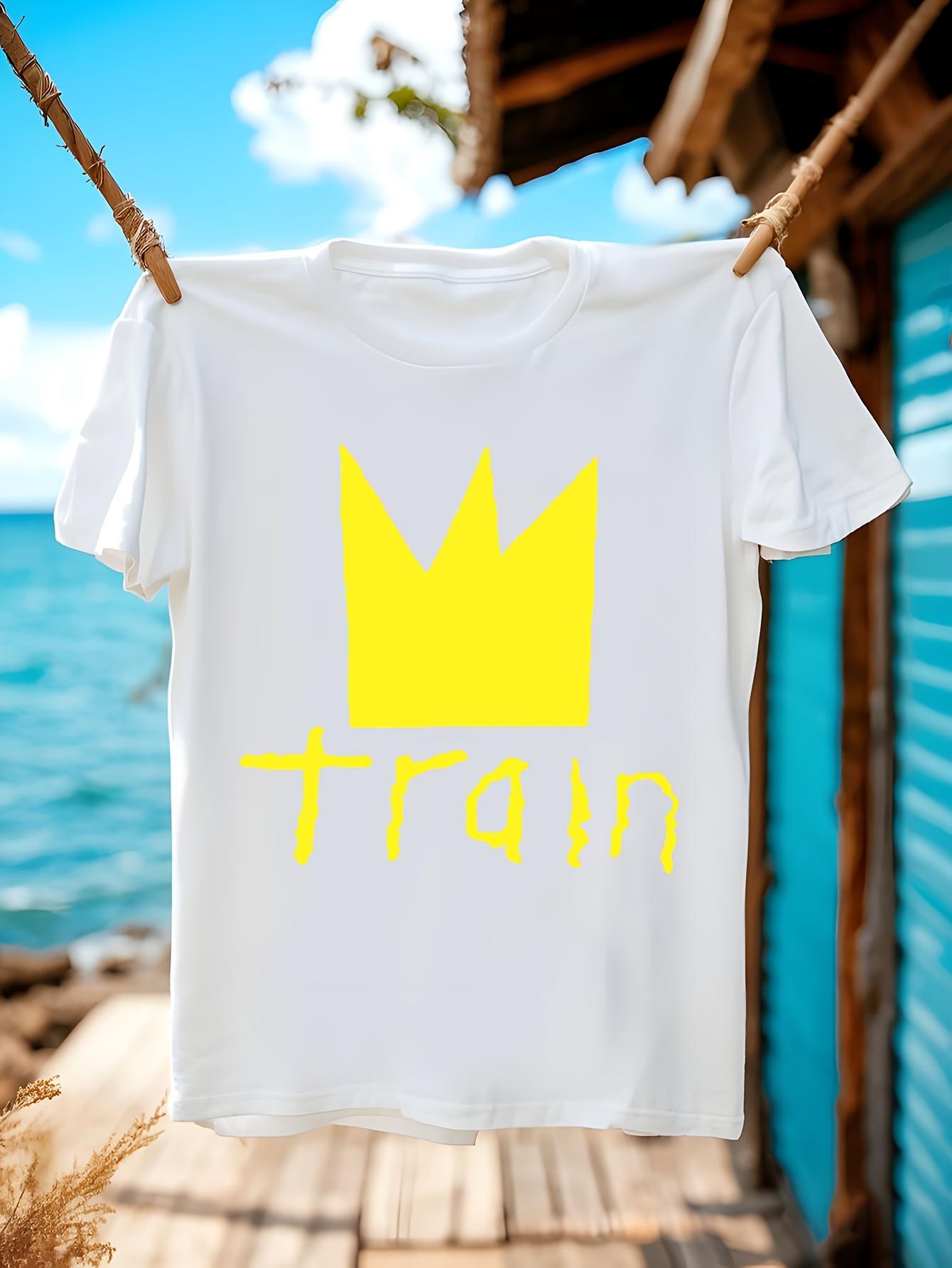 Train Crown Logo Tshirt Heavyweight Band Merch Tee XXXXL
