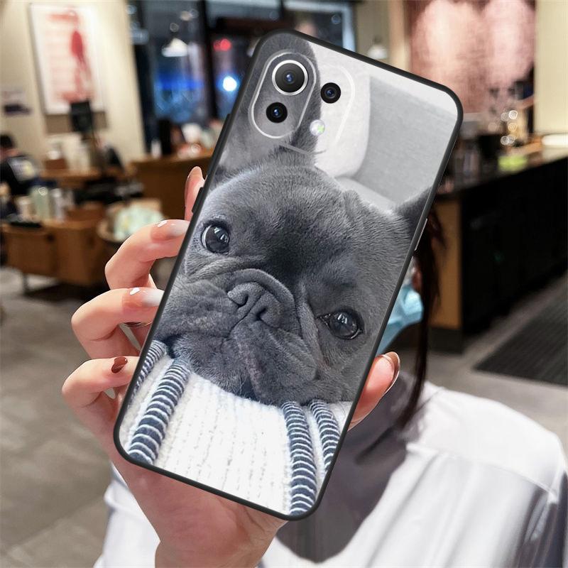 Französische Bulldogge Hund Mops Hülle Für Xiaomi 17 Pro Max 14 15 Ultra 13T 14T 15T Pro POCO X7 Pro X3 X5 X6 F5 F6 F7 Abdeckung
