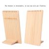 9 Fächer Schlichte Holz Schreibtisch Deko Ornament Halskette Schmuck Display Board Ständer Aufbewahrung