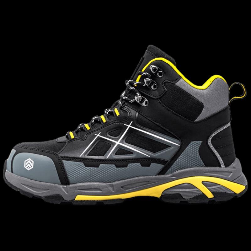 LARNMERN Steel Toe High-Top Safety Work Shoes 41