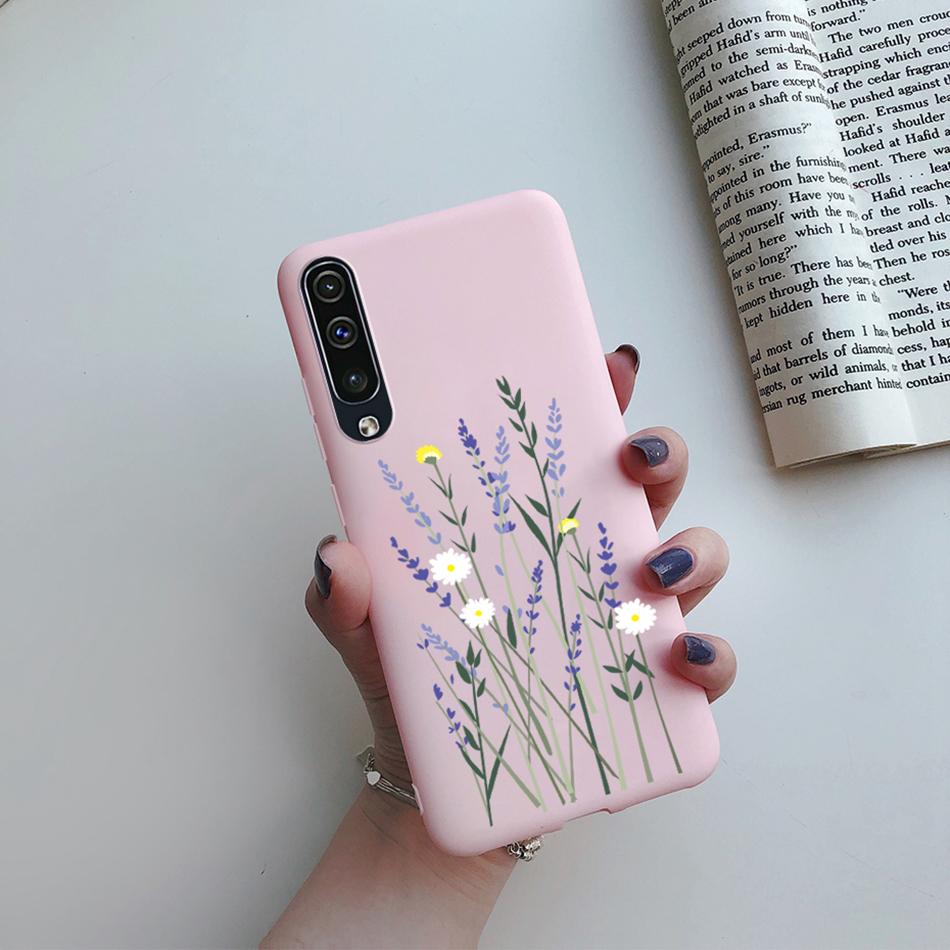 Love Heart Case For Samsung Galaxy A20 A30 A40 A50 A70 A20E Silicone Case Cute Cat Cactus Phone Cover Galaxy A20S A30S A50S Case