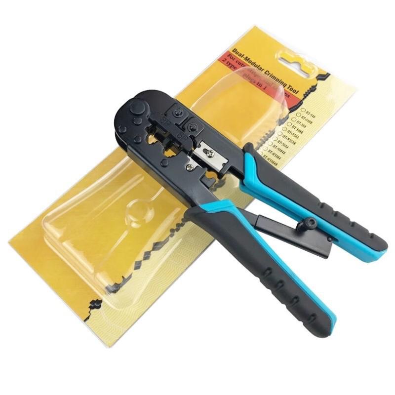 1Pcs 6P 8P Rj11/12 Crimp Cut And Strip Crimper Rj45 Crimp Tool For Ethernet Network Lan Cable Crimper Cutter Stripper Plier