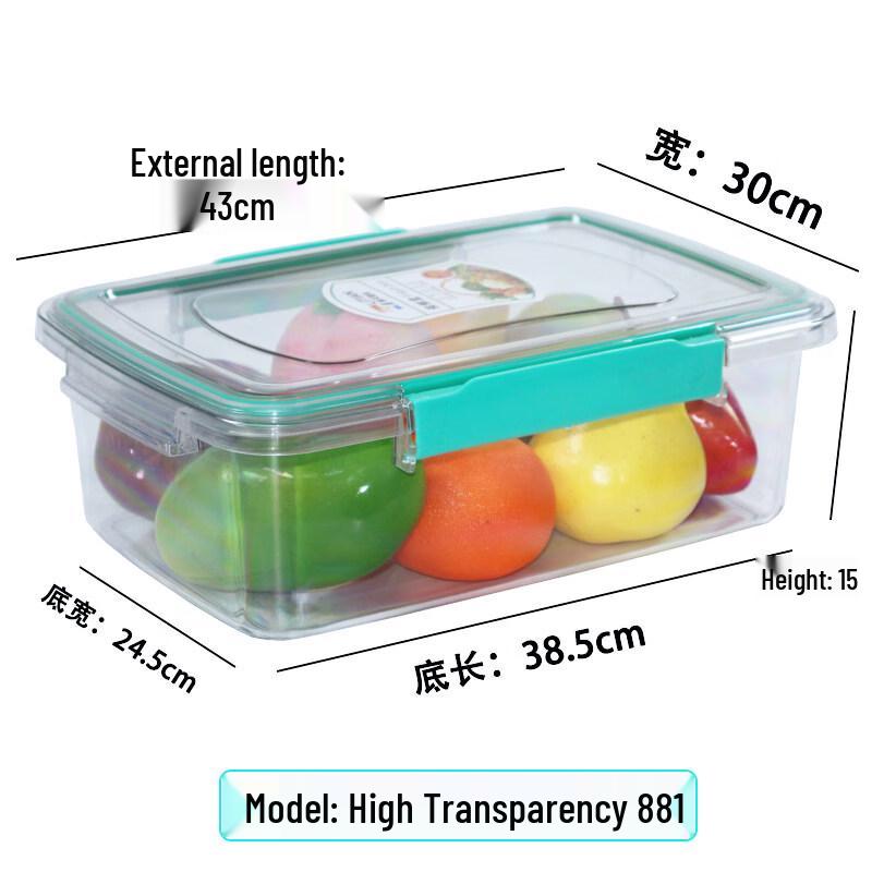 ZISIZ Transparent PET Kimchi Storage Container