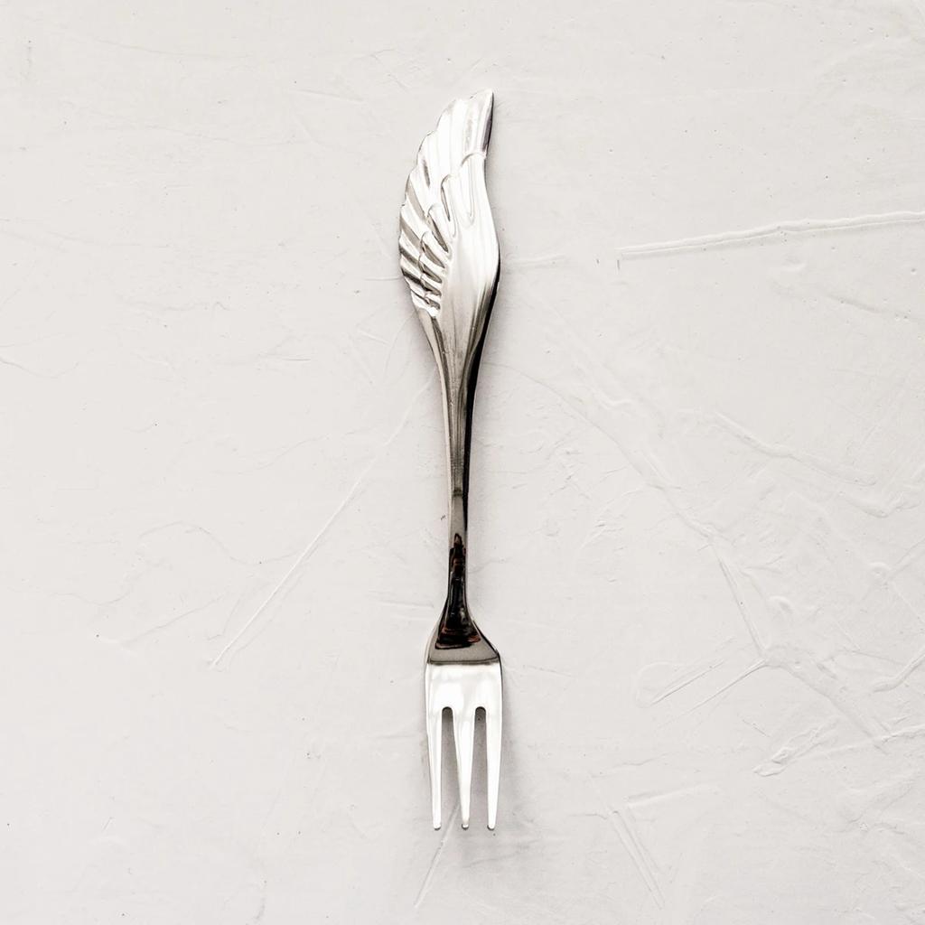 Angel Wings Vidlička na lžičku Kreativní domácí kuchyňské nádobí Retro Nordic 304 nerezová ocel Lžíce na míchání Dezertní vidlička