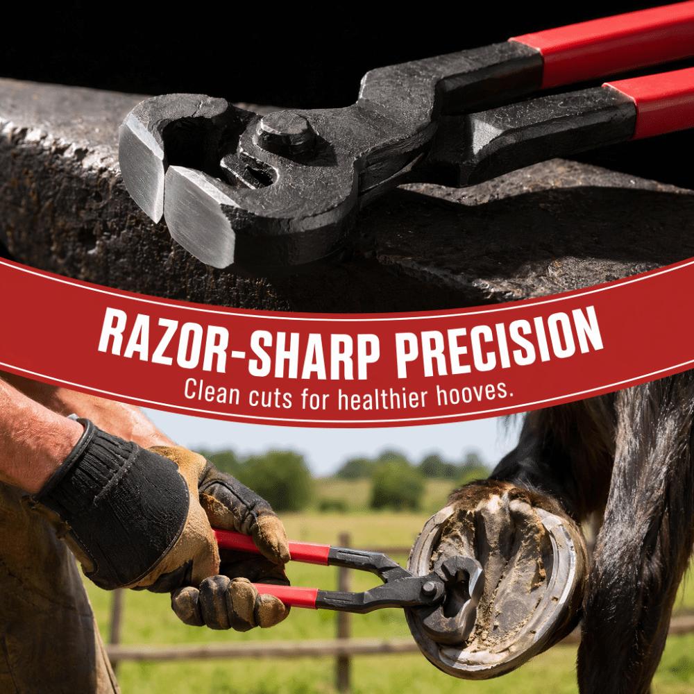 14in Length Hoof Nipper Trimmer 45 Steel Horseshoe Pliers Tool Riding Experience
