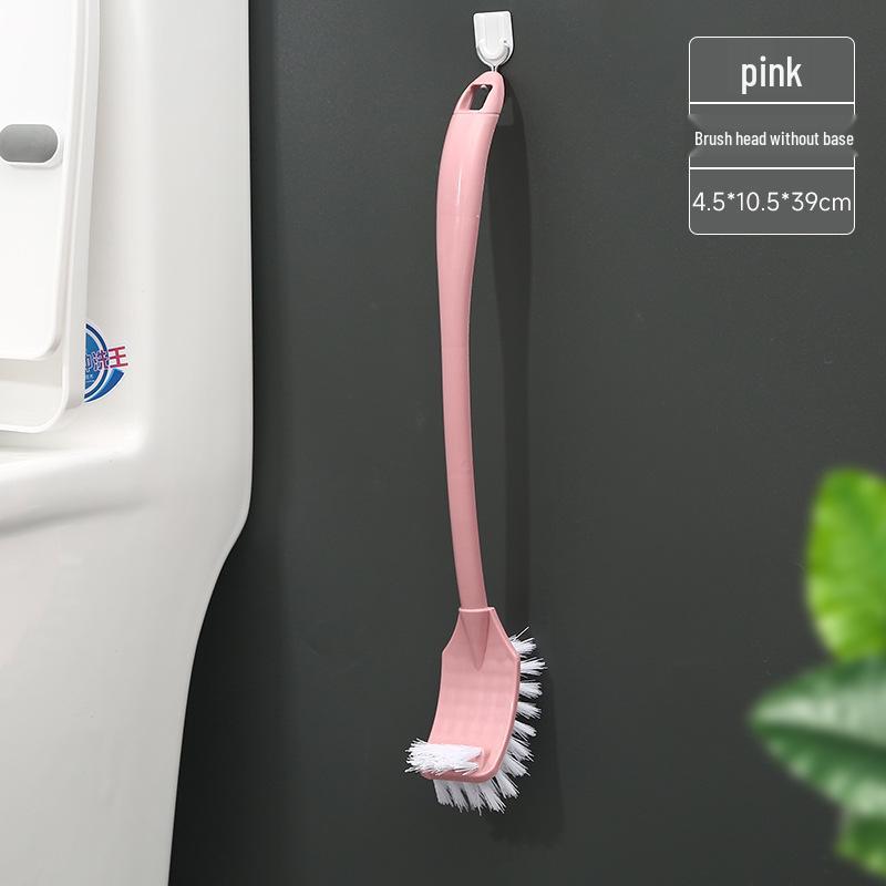 Wall-Mounted & Floor-Standing Toilet Brush Set with Long Handle for Thorough Cleaning