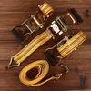 Heavy Duty Ratchet Tie Down Straps 2/3/4/6 Meter Long Double Hook Lashing Belt For Truck Cargo Securing Transport Binding