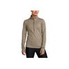 Under Armour Coldgear® Base Solid Color Casual Stand Collar 1/2 Zip Running Sports Long Sleeve T-Shirt Women Tops Buffalo Khaki 1379349-203