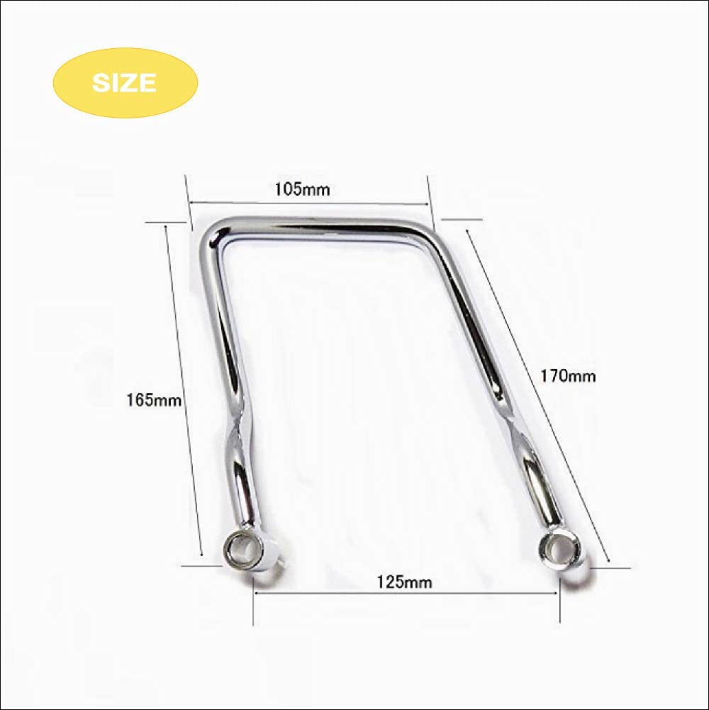[Life Design Johnson.45] Honda V-Twin Magna 250/750 Bag Support HONDA V-Twin MAGNA Steel Chrome