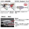 Daiwa Z36F Gekkabijin Gengoro Rockfish Lure, Half Chart