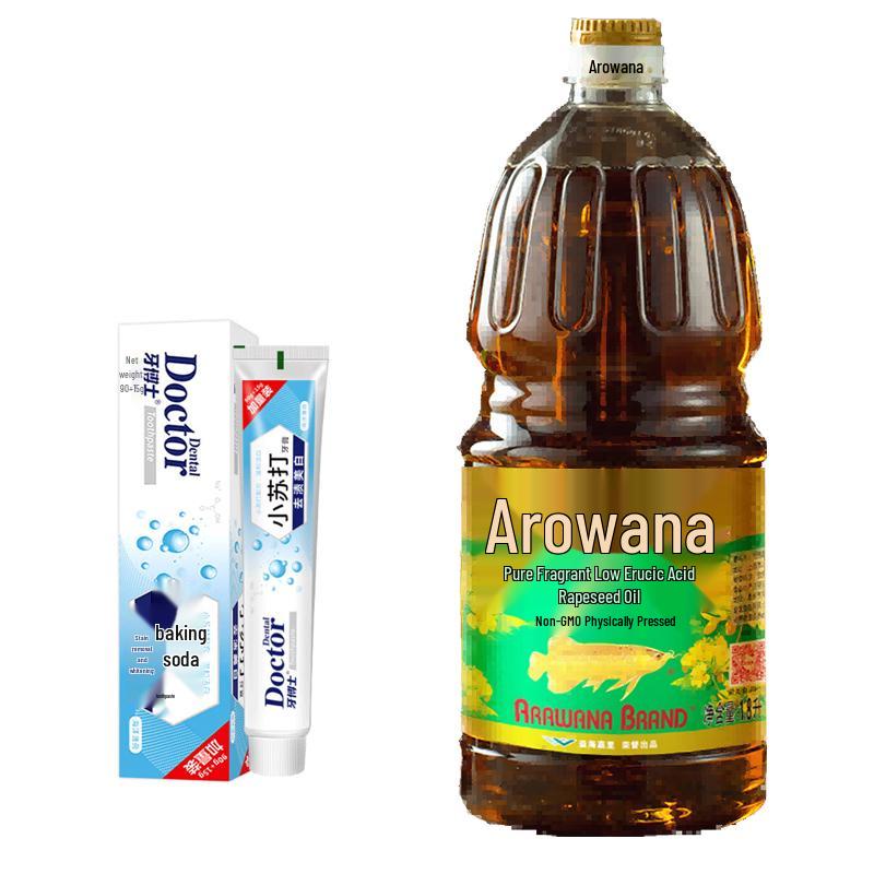 Dr. Dental Whitening Toothpaste & Pure Rapeseed Oil Bundle