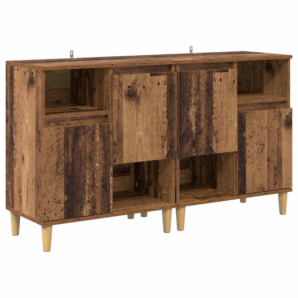 Sideboards 2 pcs. Reclaimed Wood 60 x 35 x 70 cm Wood Material