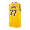 Nike X NBA Collaboration Los Angeles Lakers Dri-Fit Sustainable Materials Icon Edition Comfortable Soft Breathable Mesh Basketball Jersey DN2009-741