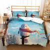 Owl Duvet Cover Set Cute Bird Polyester Comforter Cover for Boys Girls Kids Bedding Set King Size Quilt Cover with Pillowcase
