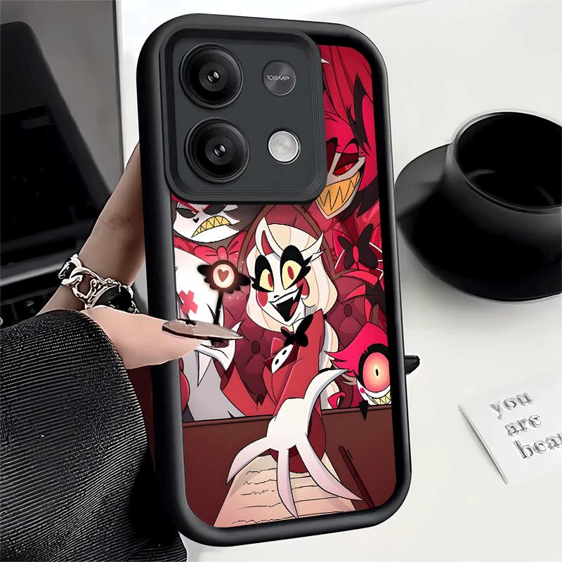Hazbin Hotel Anime Soft Phone Case for Xiaomi Poco X7 X6 X5 Pro X4 Gt X3 F7 Ultra M8 M7 Redmi 15C 15 14C 13 13C 12 12C 10 10C