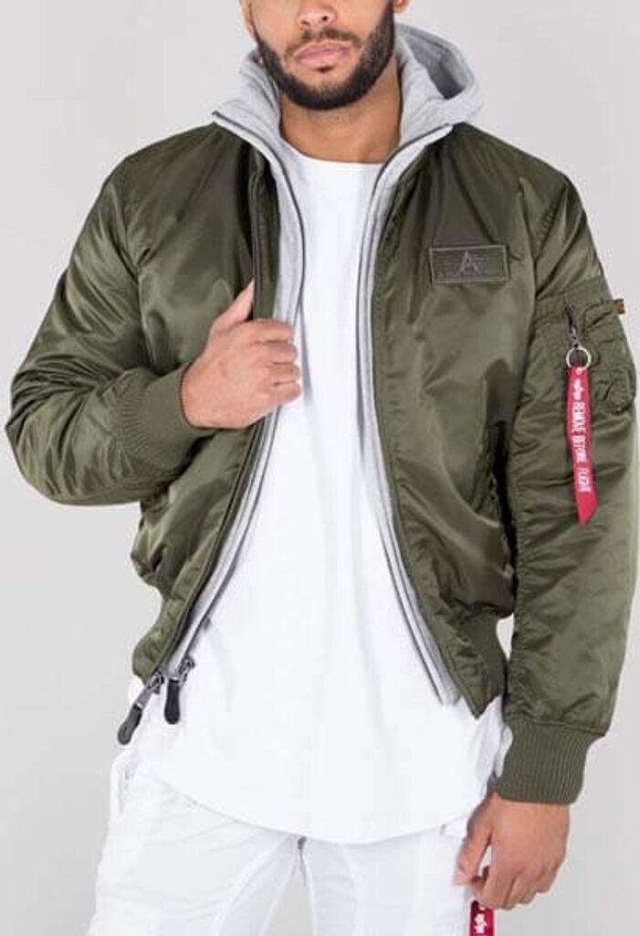 Winter Jacket Alpha Industries MA-1 D-Tec Hood Bomber Jacket (183110) Rep.gray (183110-257)