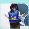 Space Cartoon Kids Backpack With Durable Nylon Material For School Use