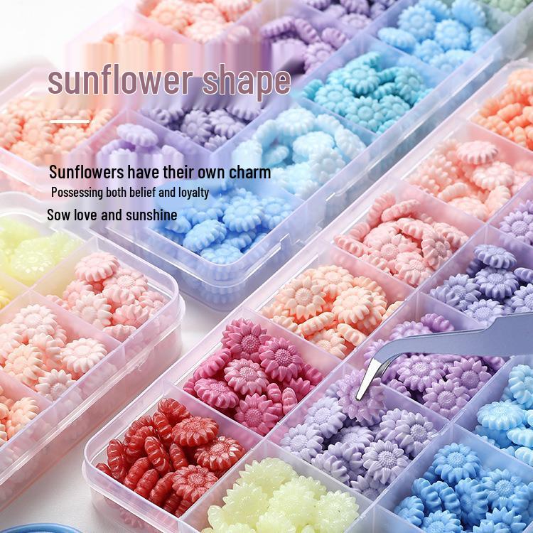 24-Color Sunflower Seal Wax Pearlescent Particles
