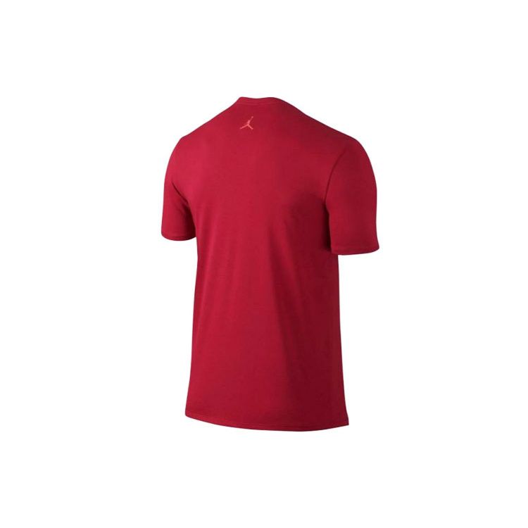 Jordan Air Wing Logo Sport Casual Short Sleeve T-Shirt Men Tops Red 748552-687