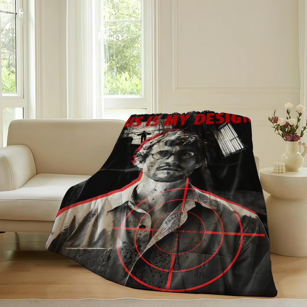 Horror movie H-Hannibal Blanket For Sofa Office Bed Plane Travel Sleep Read Relax Camping Soft And Warm