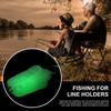 5pcs Durable and wear-resistant Fishing Lines Clip Buckle luminous Fishing Lines Holder Clip Buckle Stopper for Professionals