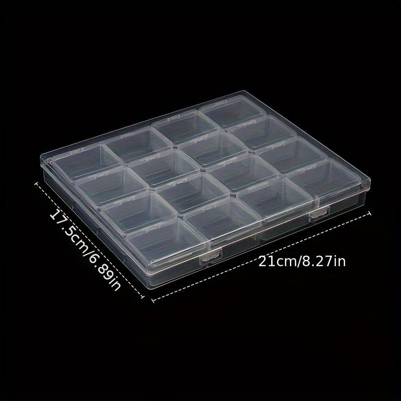 Durable Plastic Jewelry Storage Box with Multiple Compartments & Small Containers - Bead & Earring Suitable for DIY Jewelry