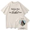 Madison Beer The Locket Tour 2026 T-Shirts Pure Cotton Fashion Casual Aesthetic Graphic Unisex Fans Shorts Sleeve Vintage Tops