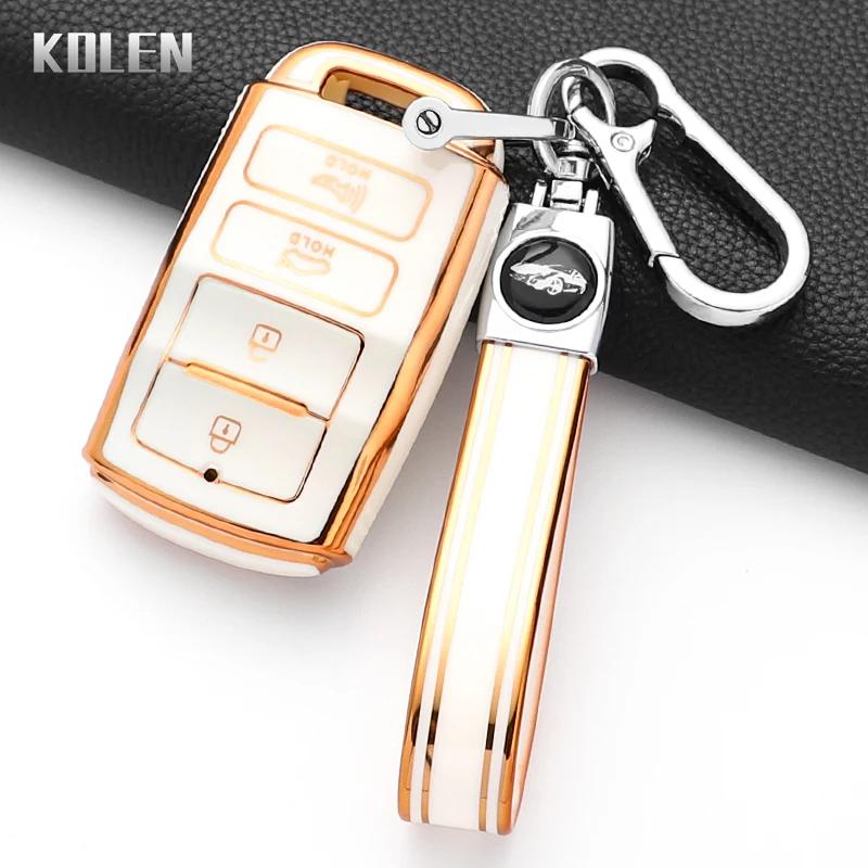 Fashion Tpu Car Key Case Cover For Kia Cadenza K9 K7 K-04 Sorento K900 And New K7 Protected Keychain Shell Fob Accessories Bag