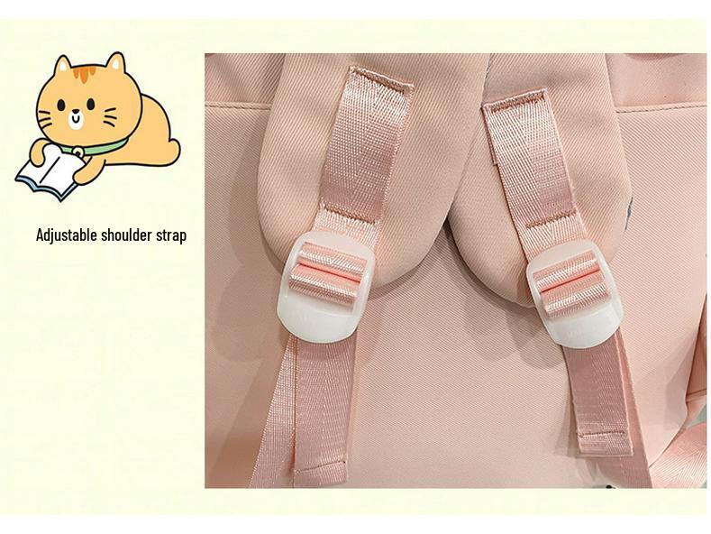 2025 Wear-Resistant Large Capacity Transparent Ita Backpack for Middle School Girls