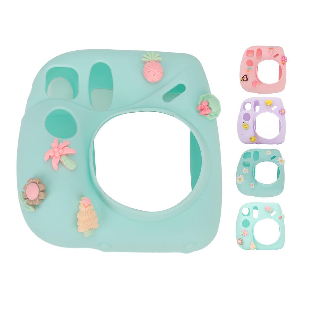 Instant Camera Lightweight Cover With Shoulder Strap Soft Silicone Protective Case For   7