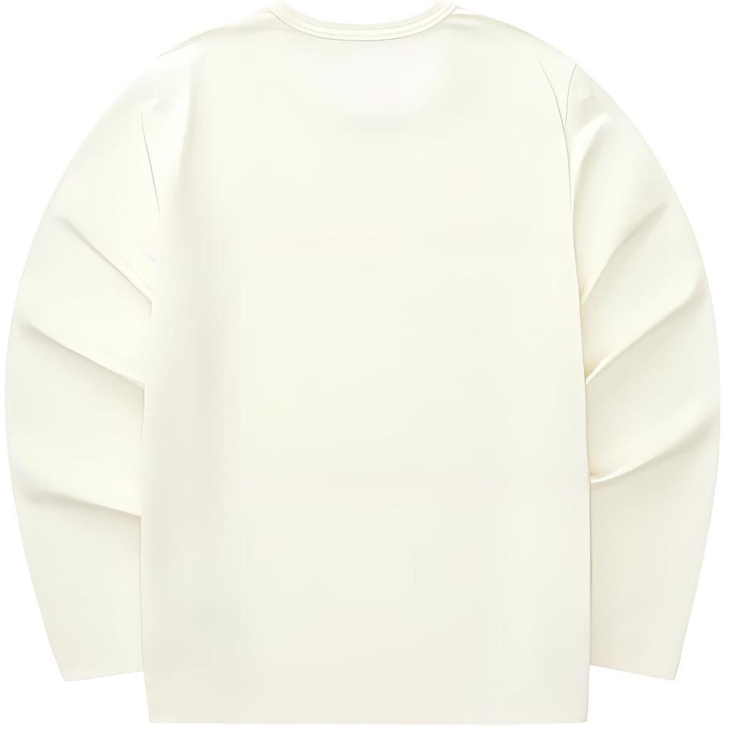 Skechers Outdoor Series Comfortable Breathable Long Sleeve T-Shirt Women Tops Cream Off-White L324W008-00NA
