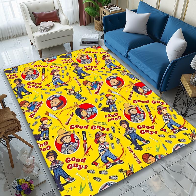 1pc Good Guys Rug, Comfortable Printed Home Area Carpet, Cozy Office Chair Rug